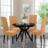 Fitted Style Cotton Jersey Chair Cover – Beige Skin