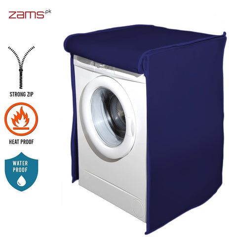 Waterproof Front Loaded Washing Machine Cover (Blue Color - All Sizes Available)