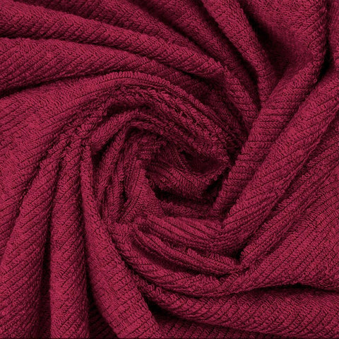Zipper Waterproof Mattress Protector (Maroon)