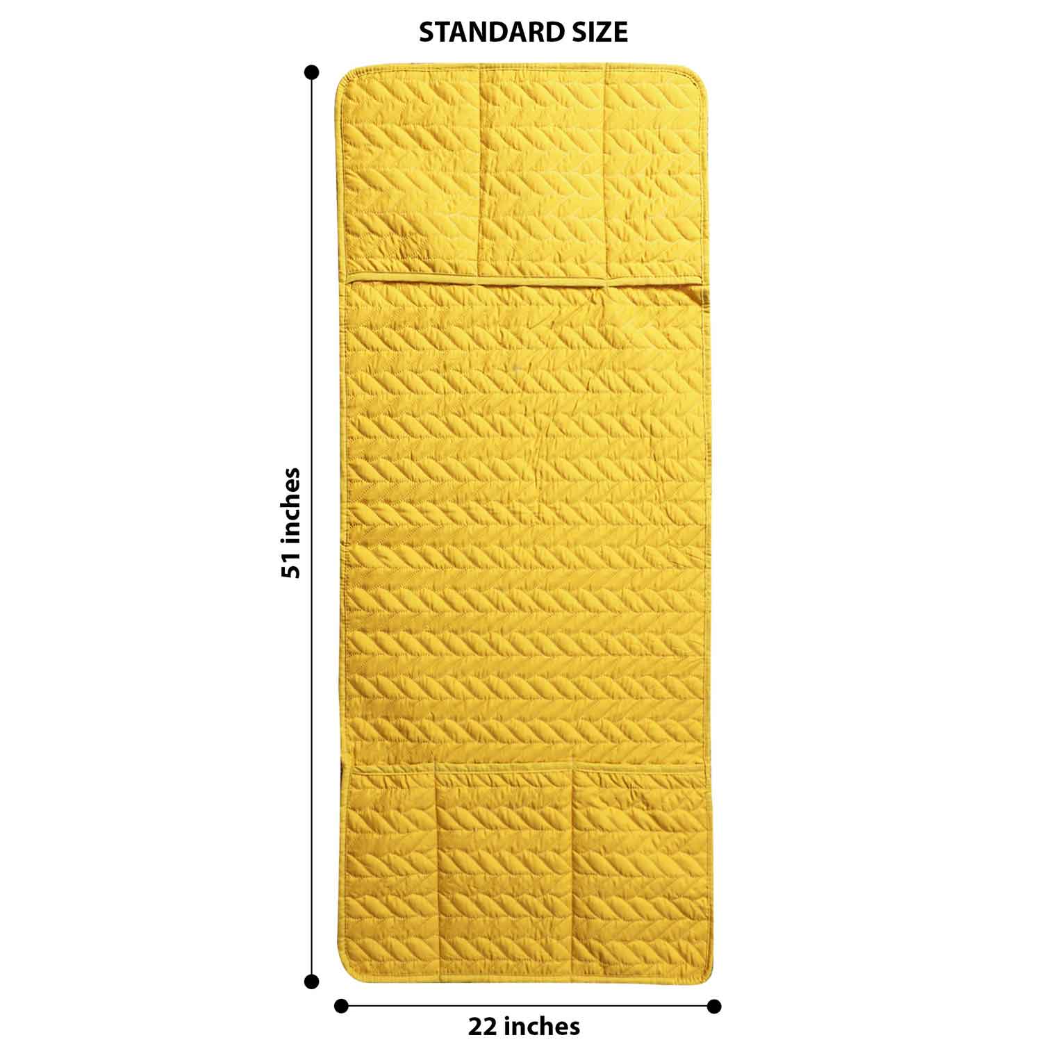 Ultrasonic Fridge Cover - Mustard