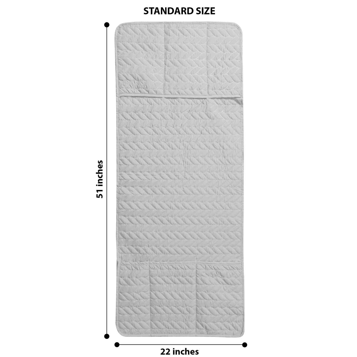 Ultrasonic Fridge Cover - Silver Grey