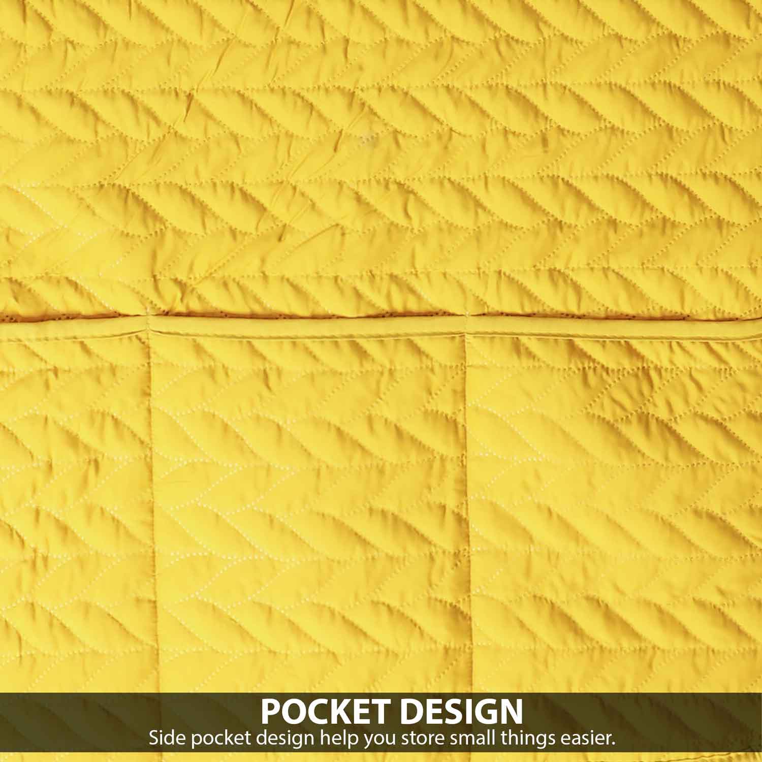 Ultrasonic Fridge Cover - Mustard
