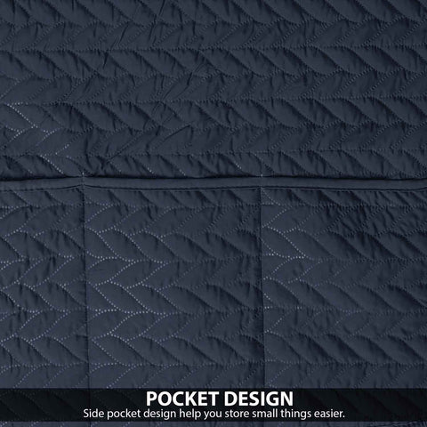 Ultrasonic Fridge Cover - Navy Blue