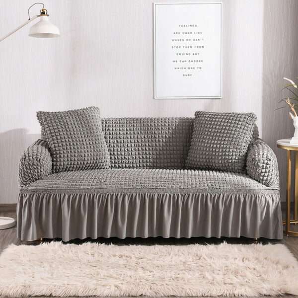 Gray Bubble Sofa Cover ( Turkish Style )