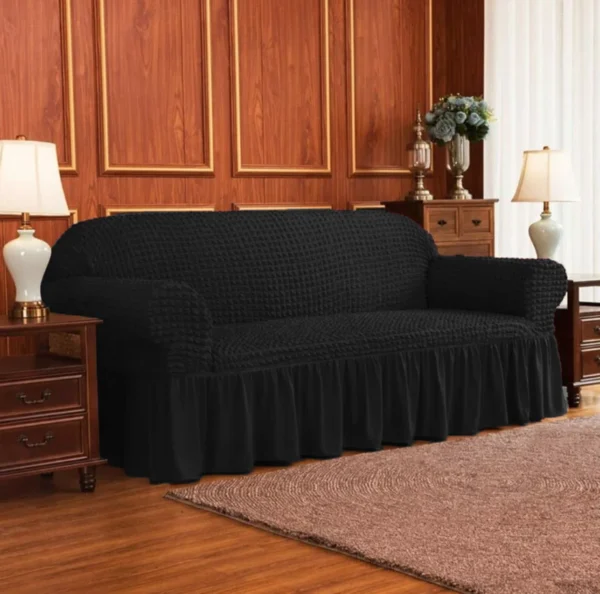 Black Bubble Sofa Cover ( Turkish Style ) - Image 2