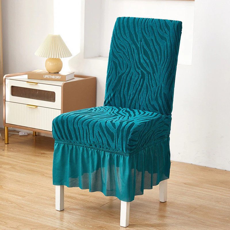 Zink Zebra Velvet Chair Cover